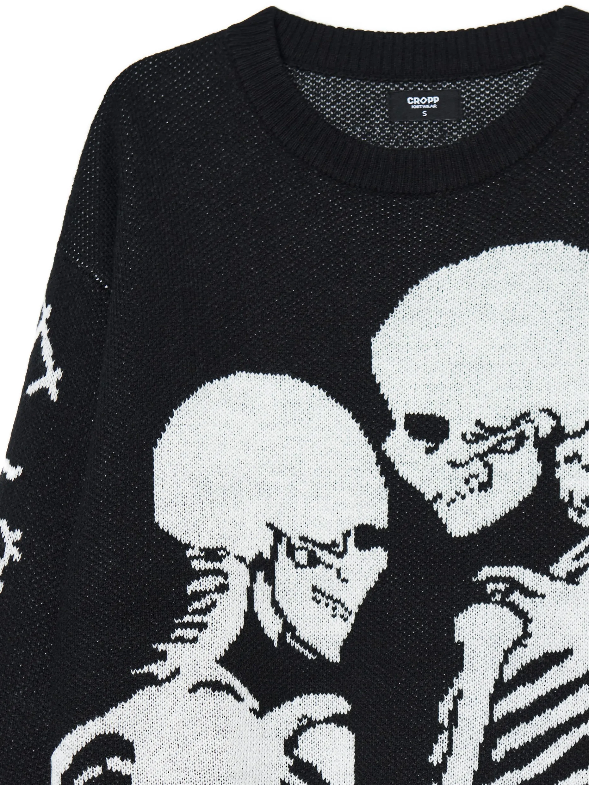 Cropp Swetry*sweter z motywem kościotrupów