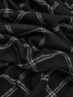 Cropp Szaliki*szalik w kratę z frędzlami