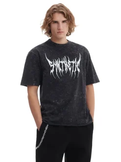 Cropp Koszulki*T-shirt z efektem acid wash