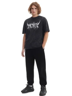 Cropp Koszulki*T-shirt z efektem acid wash