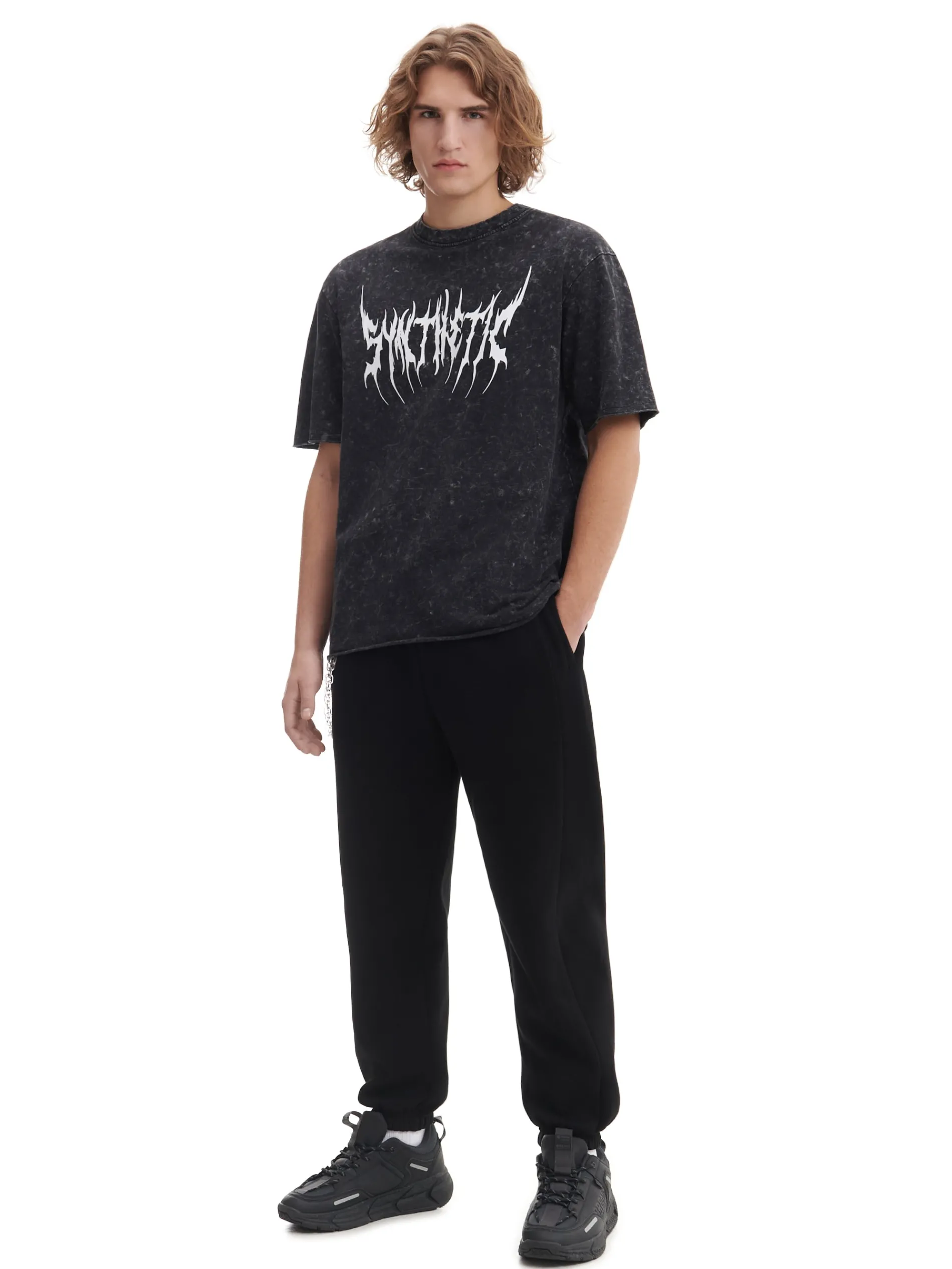 Cropp Koszulki*T-shirt z efektem acid wash