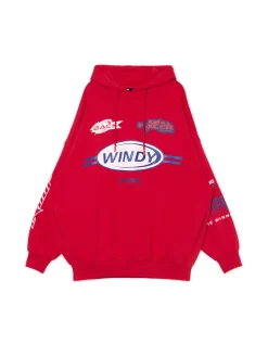 Cropp Unisex|Unisex*Czerwona bluza z motywem racingowym UNISEX