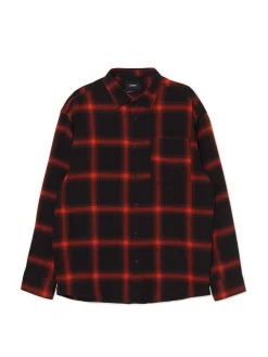 Cropp Koszule*Czerwona flanelowa koszula w kratę