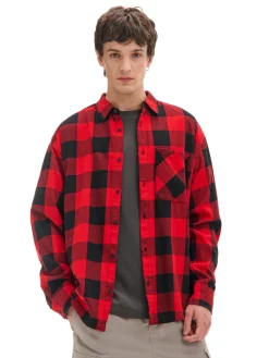 Cropp Koszule*Czerwona koszula w kratę