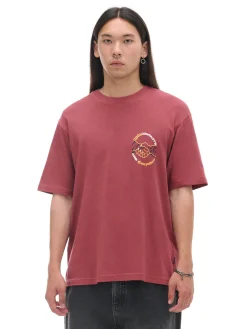 Cropp Koszulki*Czerwona koszulka z nadrukiem