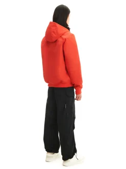 Cropp Kurtki, Płaszcze*Czerwona kurtka z kapturem