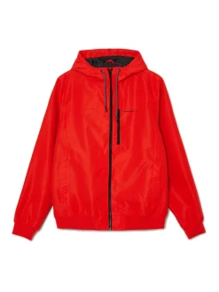 Cropp Kurtki, Płaszcze*Czerwona kurtka z kapturem