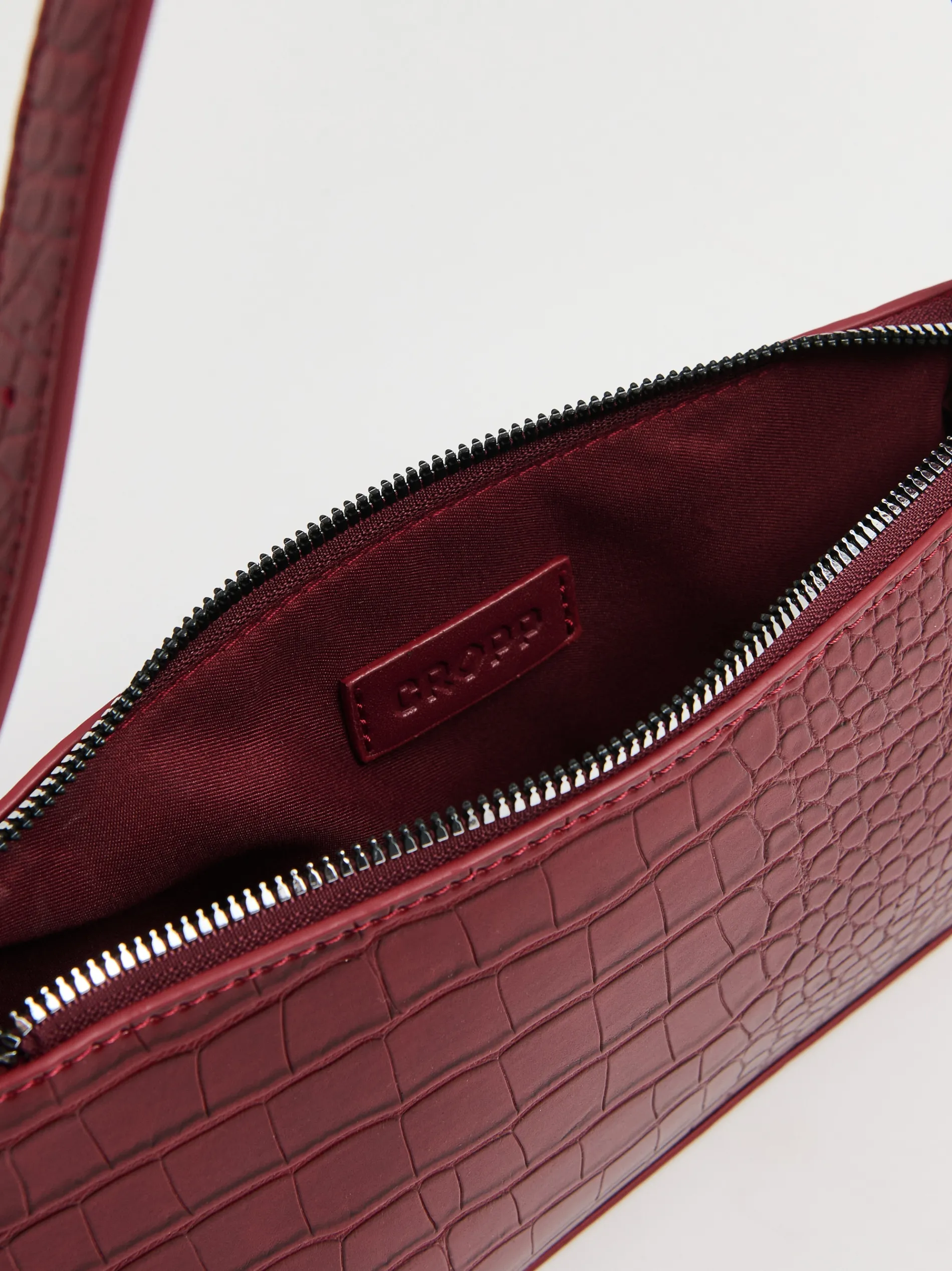 Cropp Torby, Plecaki*Czerwona torebka z imitacji skóry