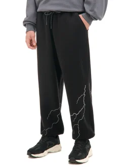 Cropp Spodnie*Dresowe joggery z odblaskowym printem