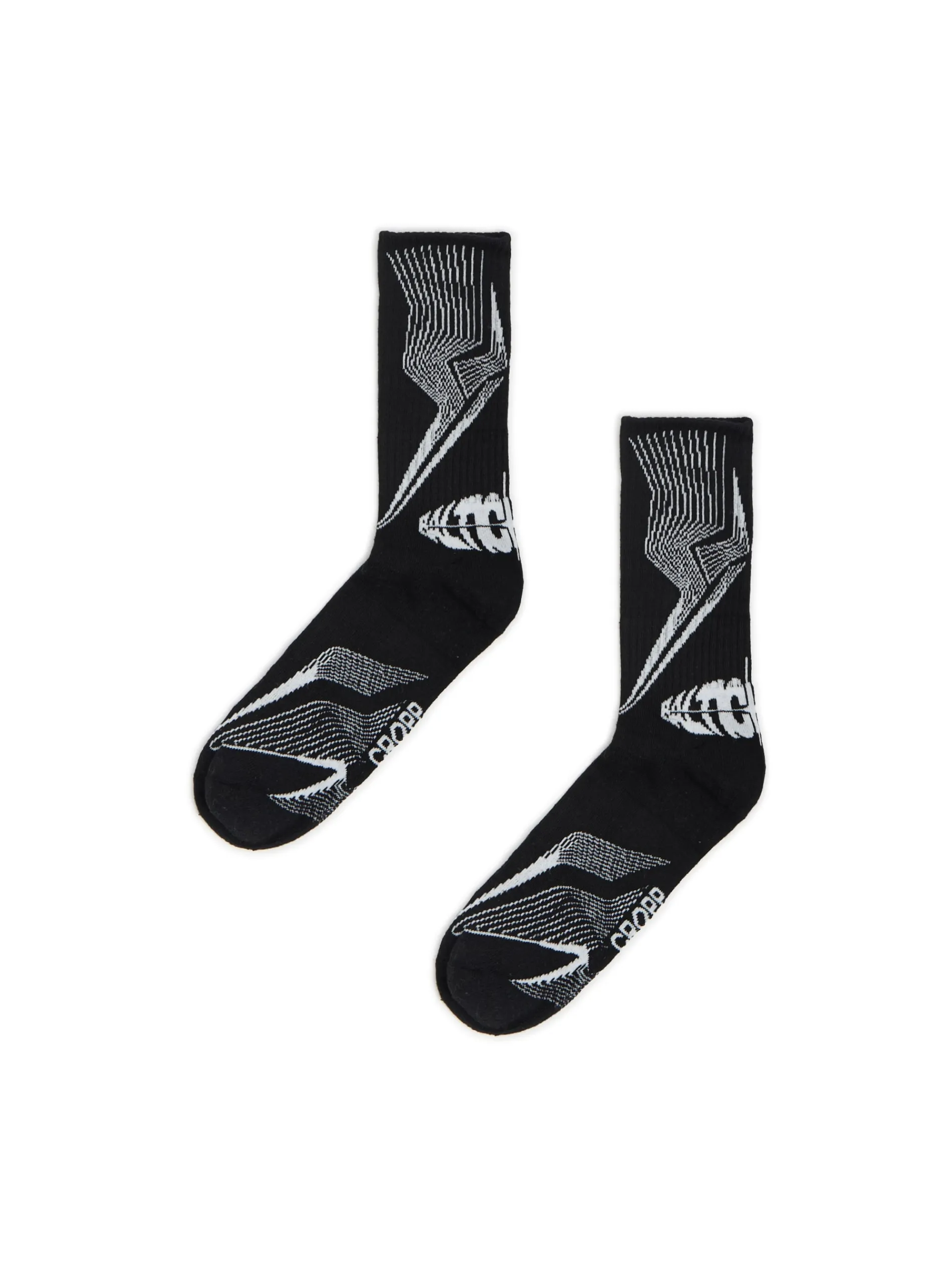 Cropp Skarpetki*Długie czarne skarpety Baltic Games