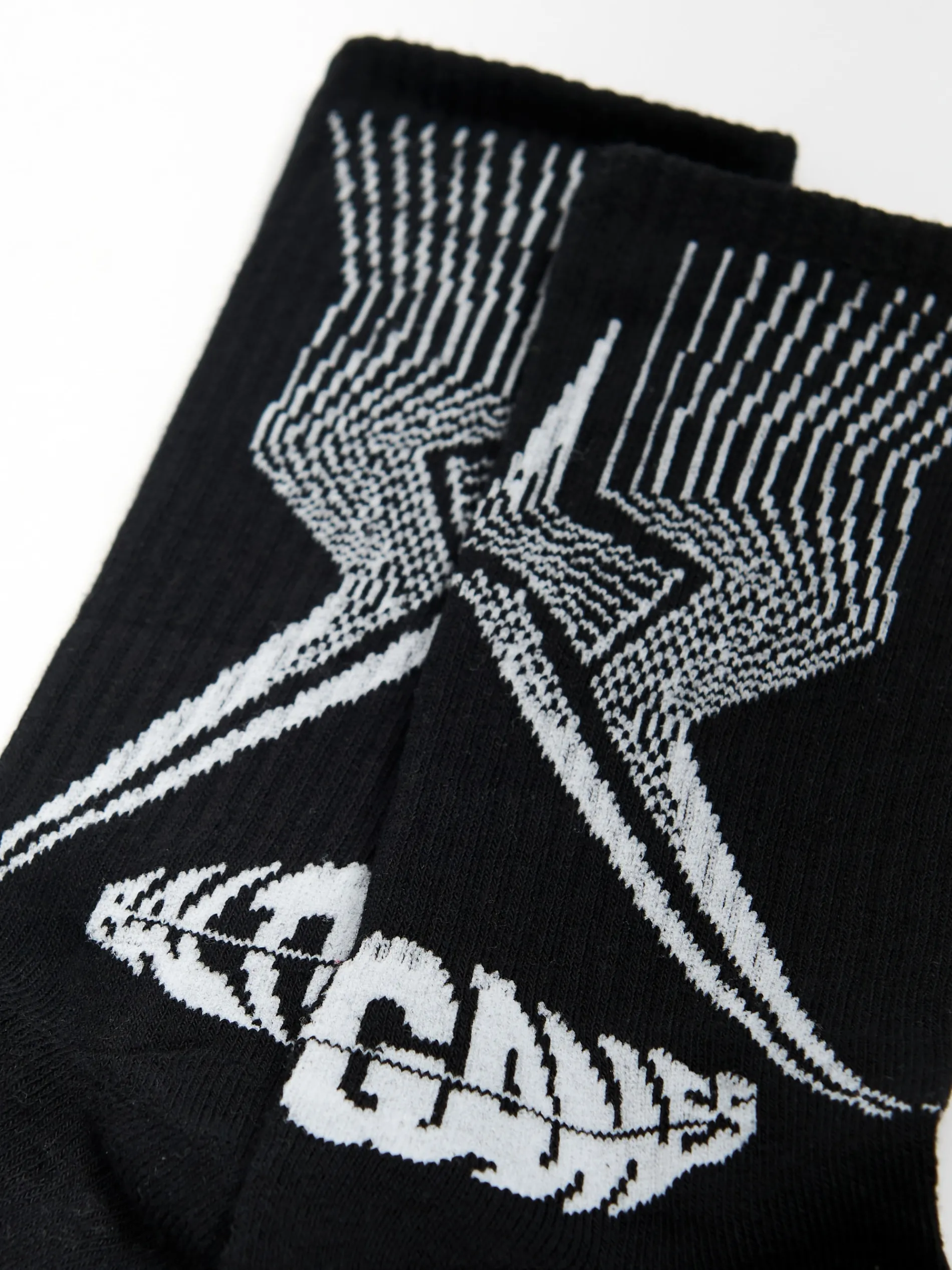 Cropp Skarpetki*Długie czarne skarpety Baltic Games