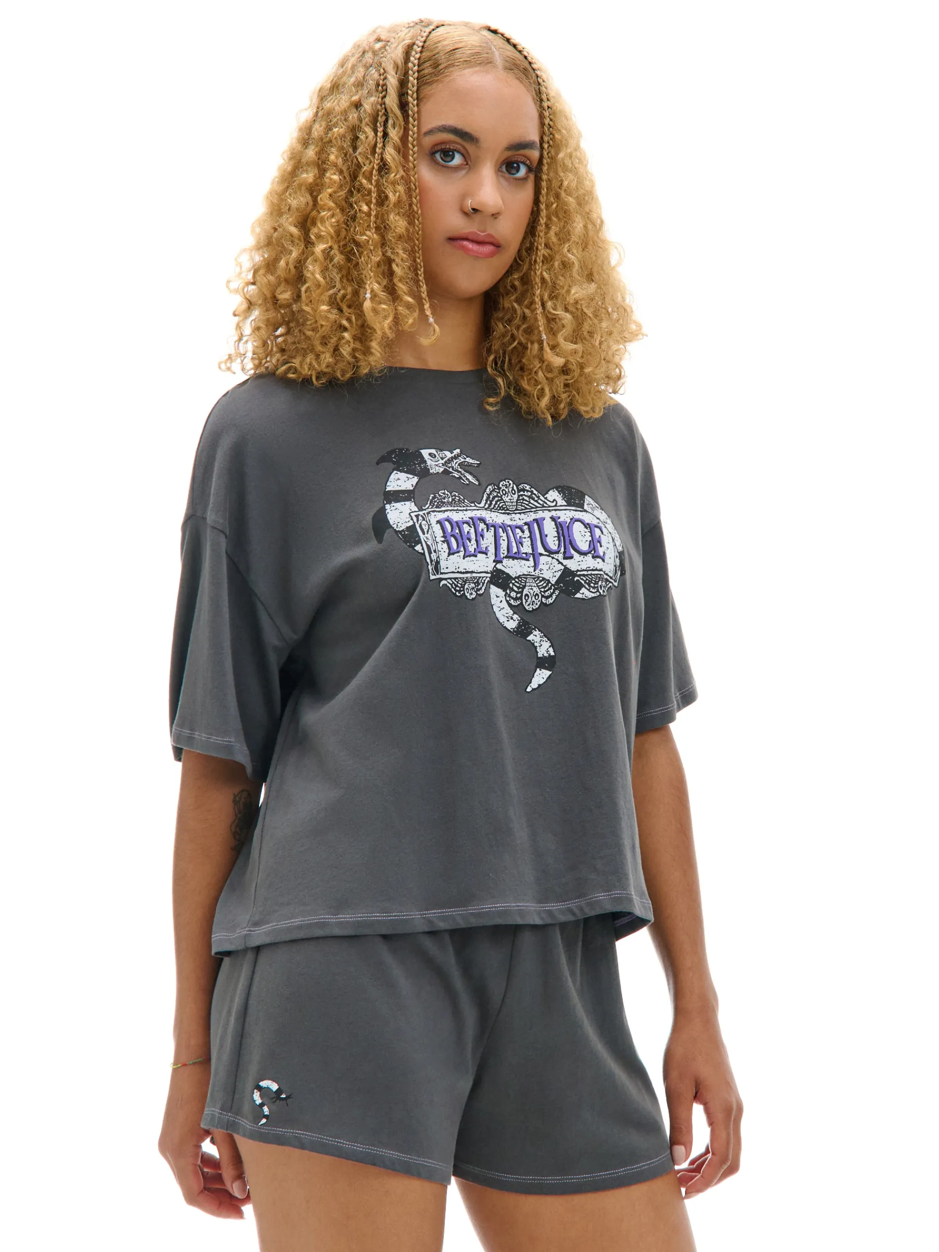 Cropp Piżamy*Dwuczęściowa piżama Beetlejuice