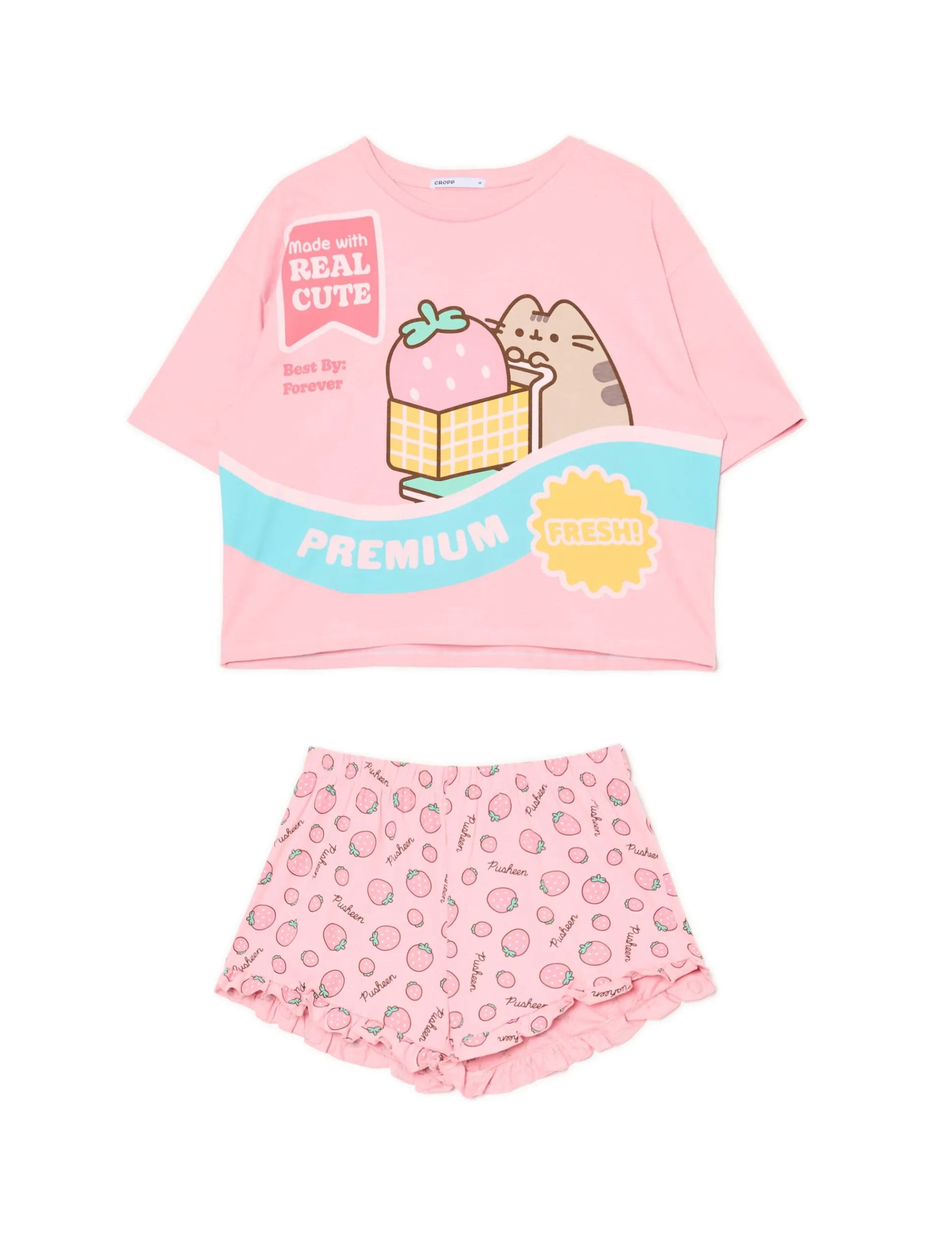 Cropp Piżamy*Dwuczęściowa piżama Pusheen