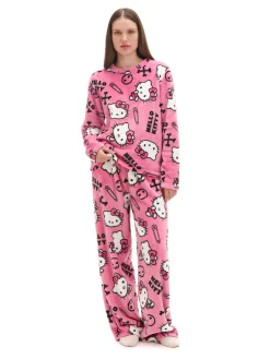 Cropp Cozy|Piżamy*Dwuczęściowa pluszowa piżama Hello Kitty