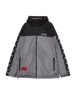 Cropp Kurtki Zimowe|Kurtki, Płaszcze*Dwukolorowa kurtka z kapturem