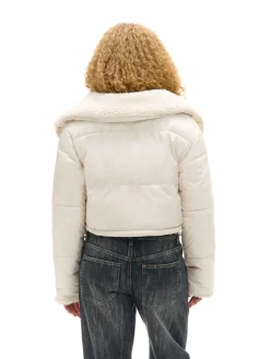 Cropp Kurtki, Płaszcze*Dwustronna beżowa kurtka puffer