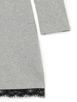 Cropp Sukienki, Kombinezony*Dzianinowa szara sukienka midi