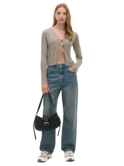 Cropp Swetry*Dzianinowy kardigan z domieszką wełny