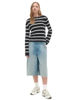 Cropp Swetry*Dzianinowy sweter w paski