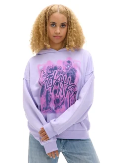 Cropp Unisex|Unisex*Fioletowa bluza z kapturem UNISEX