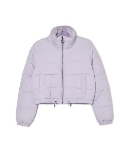 Cropp Kurtki, Płaszcze*Fioletowa kurtka puffer