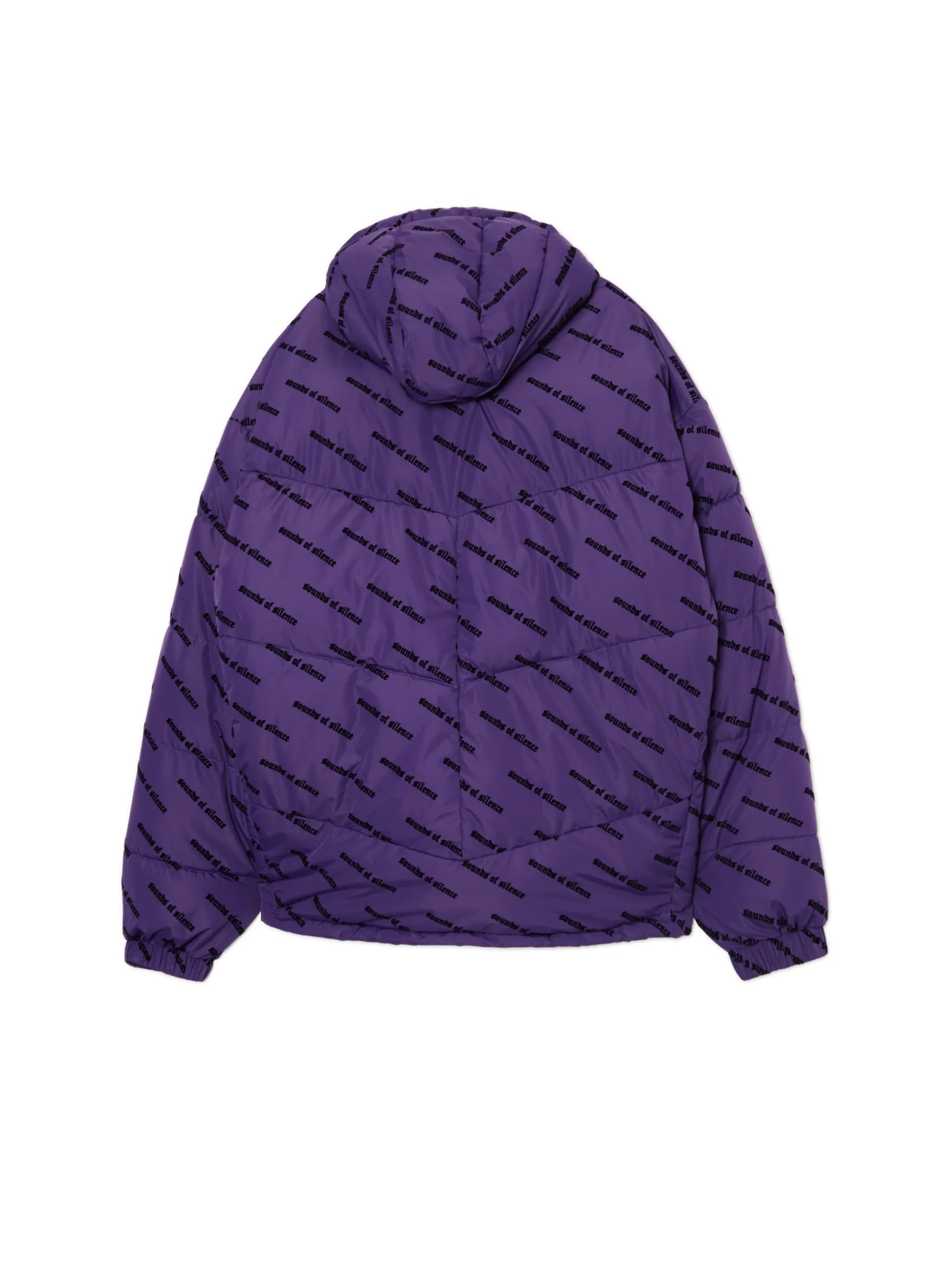 Cropp Kurtki Zimowe|Kurtki, Płaszcze*Fioletowa kurtka puffer z kapturem