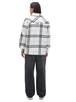 Cropp Koszule*Flanelowa kraciasta koszula z domieszką wełny