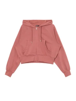 Cropp Bluzy*Gładka rozpinana bluza z kapturem