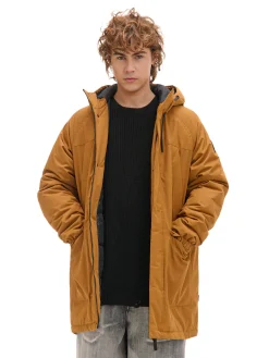 Cropp Kurtki Zimowe|Kurtki, Płaszcze*Gładki płaszcz z kapturem