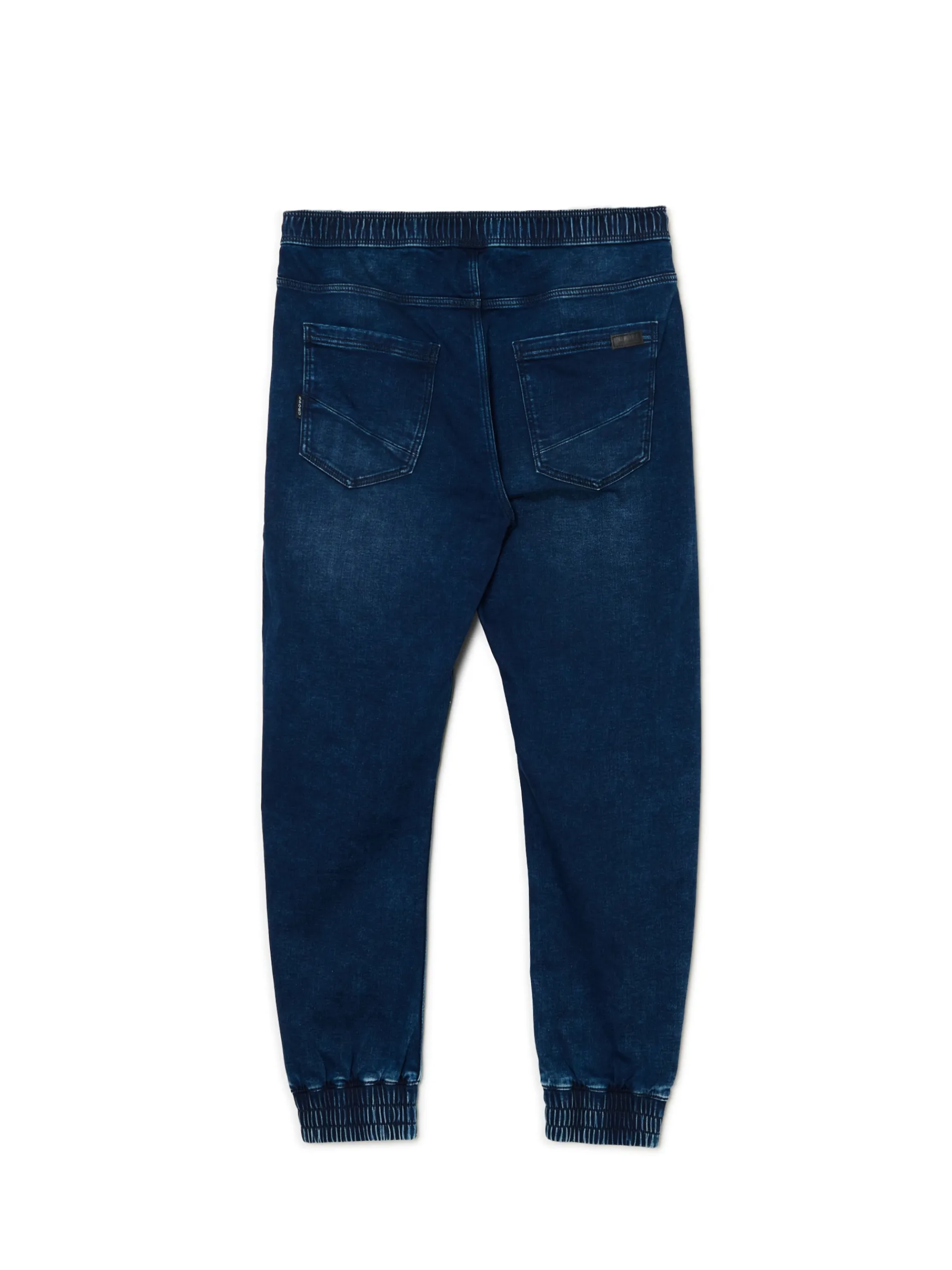 Cropp Jeansy*Granatowe jeansowe joggery regular