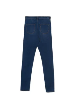Cropp Jeansy*Granatowe jeansy skinny