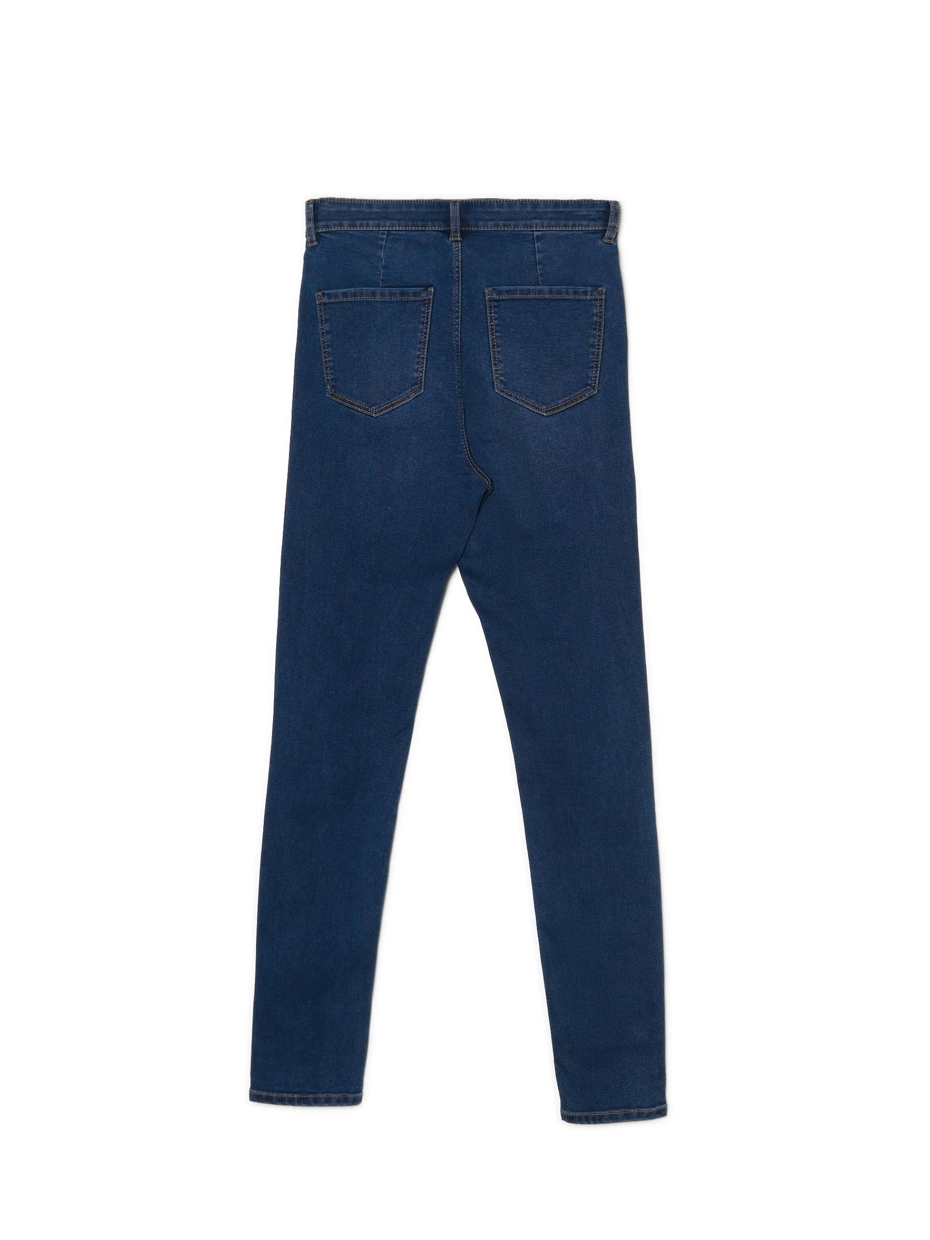 Cropp Jeansy*Granatowe jeansy skinny
