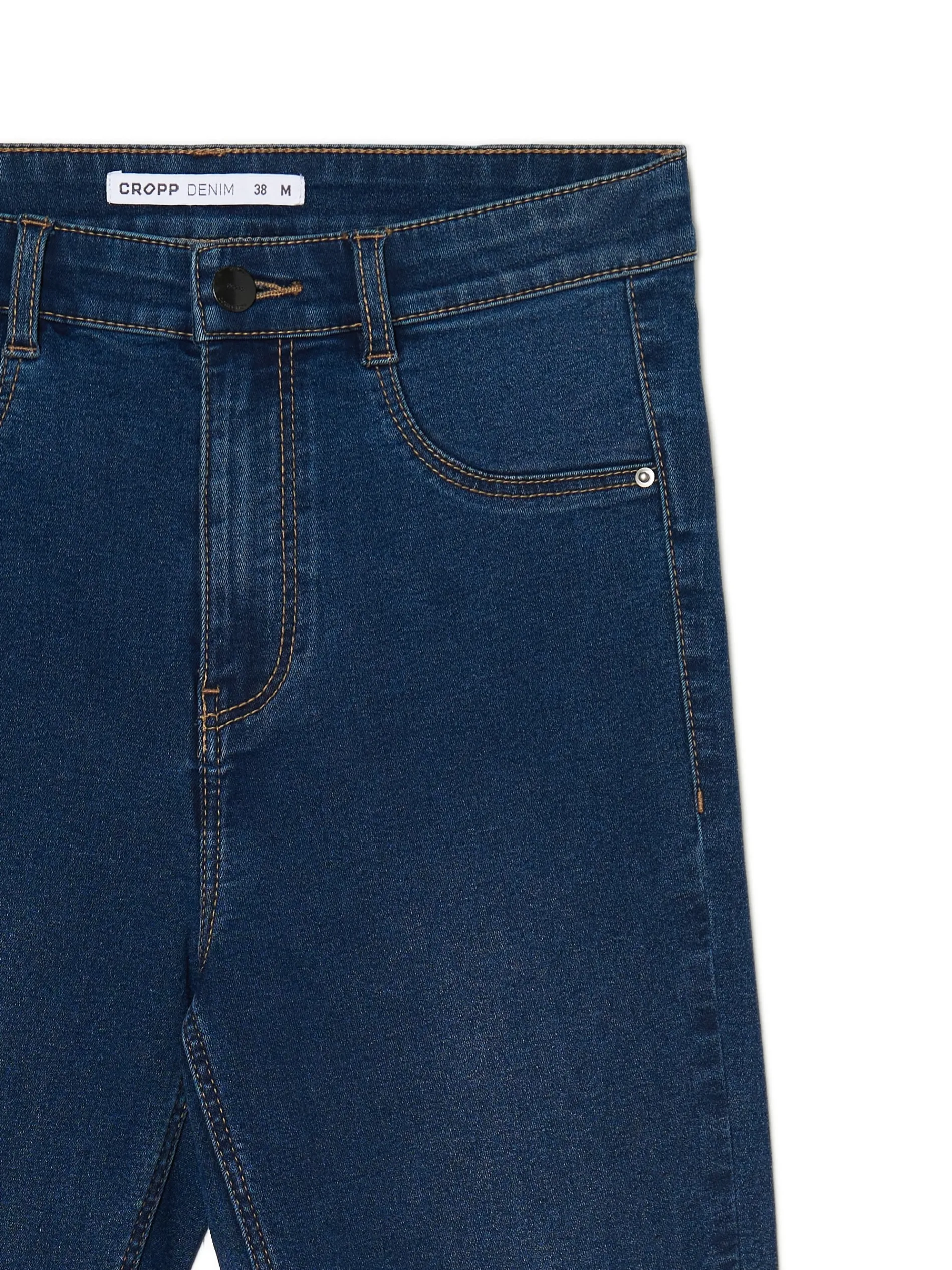 Cropp Jeansy*Granatowe jeansy skinny