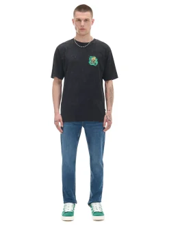 Cropp Jeansy*Granatowe jeansy slim