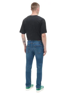 Cropp Jeansy*Granatowe jeansy slim