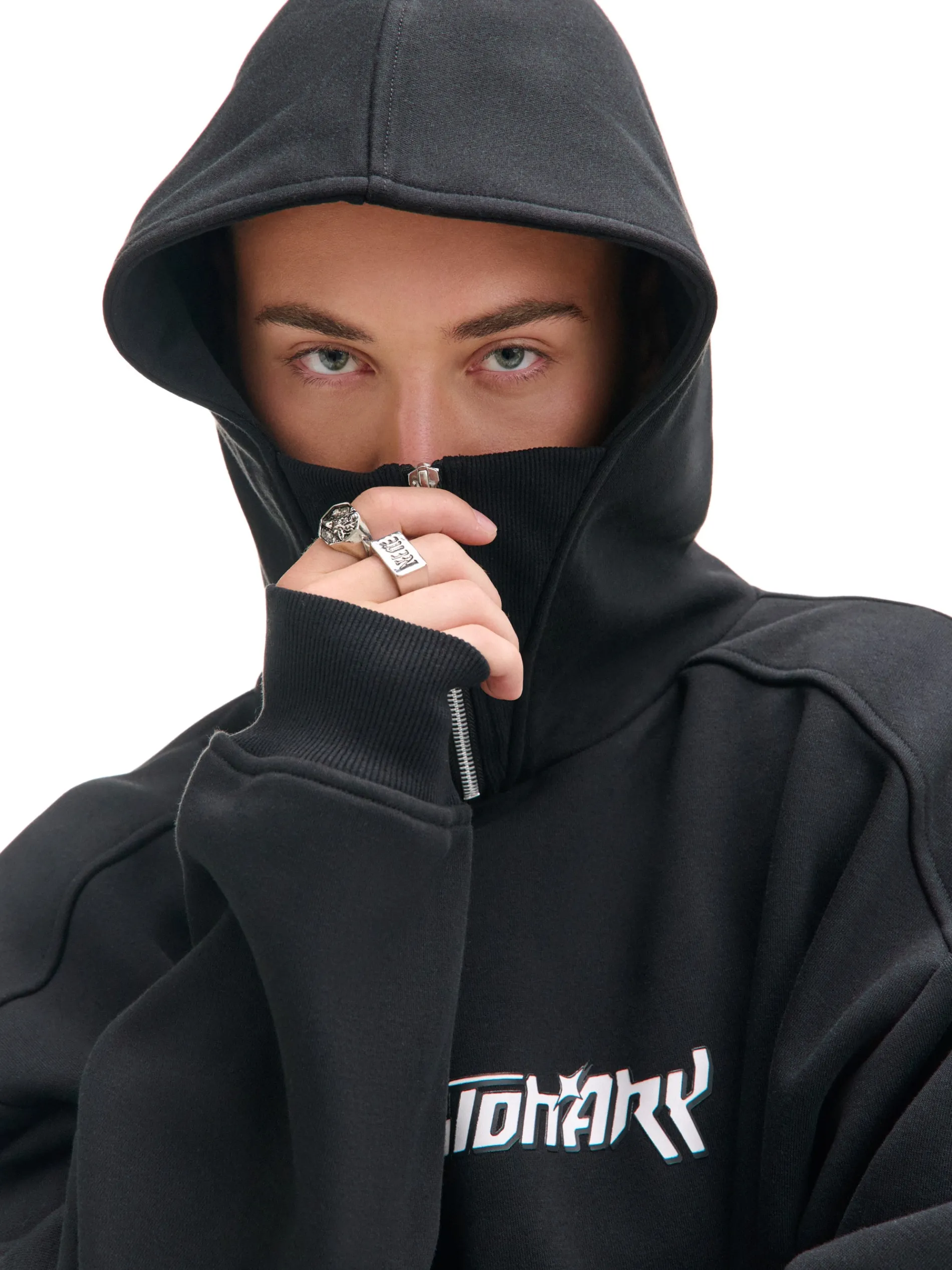 Cropp Bluzy*Gruba bluza z kapturem