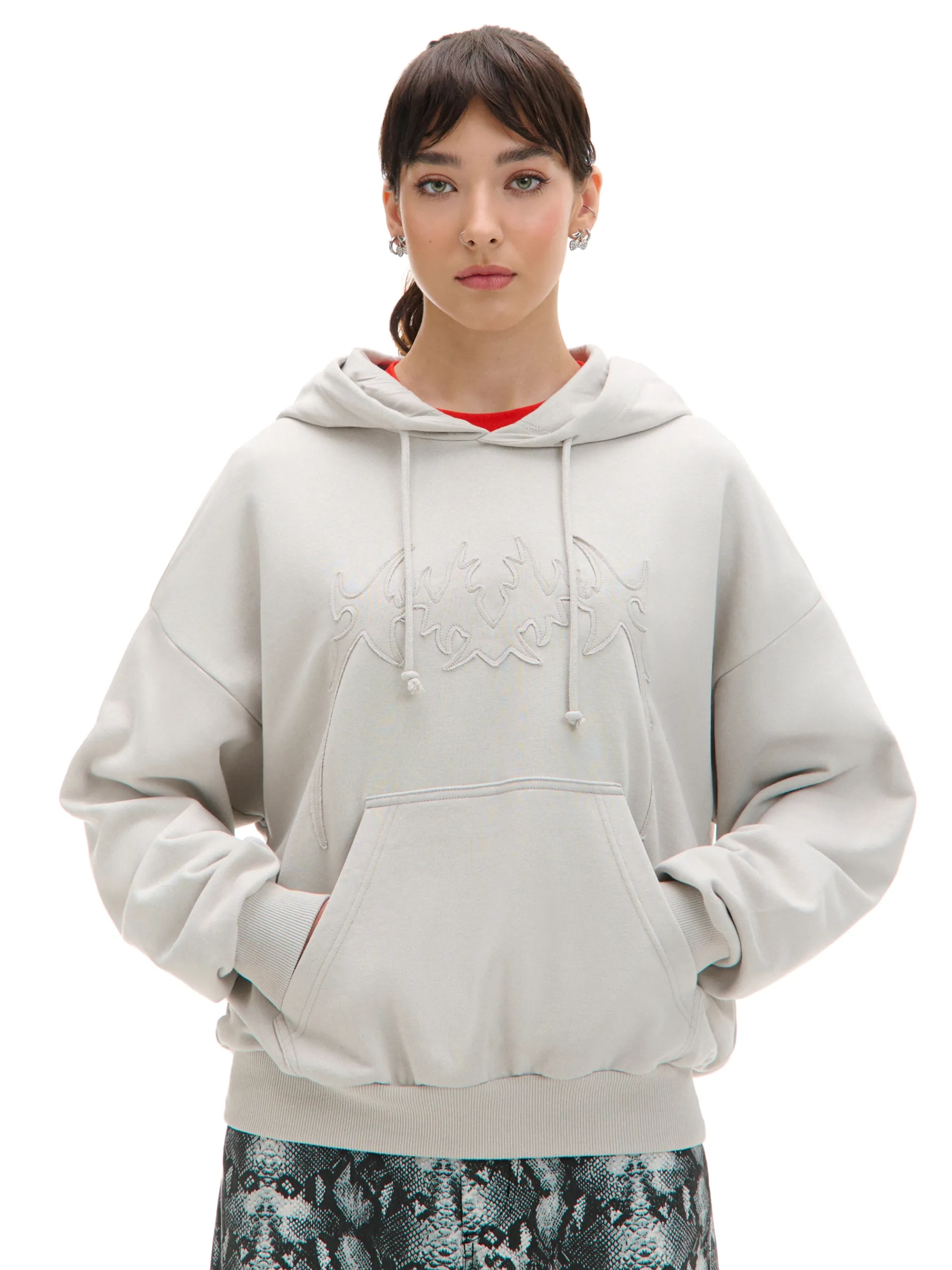 Cropp Unisex|Unisex*Jasna bluza z aplikacją UNISEX