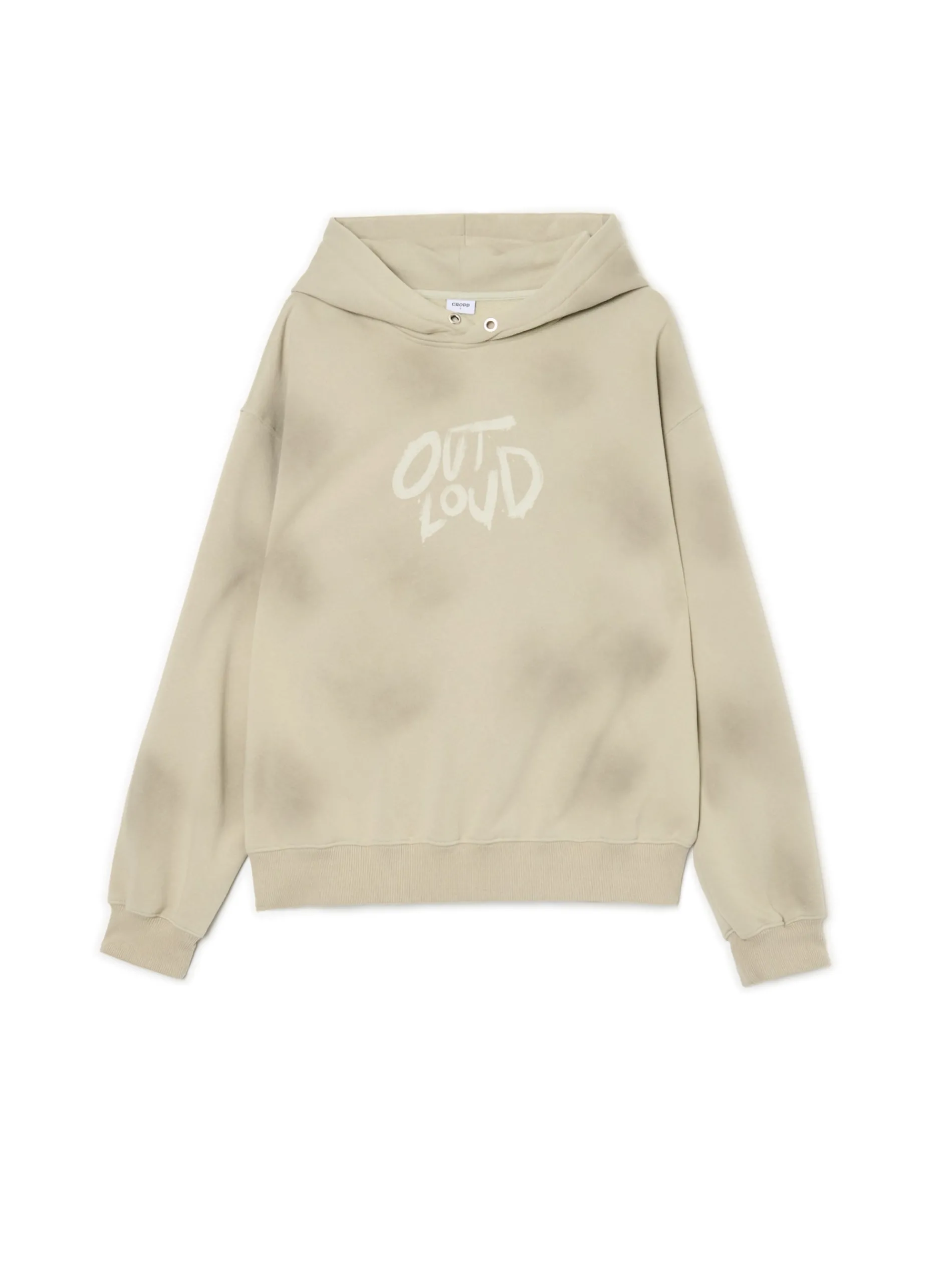 Cropp Bluzy*Jasna bluza z kapturem i nadrukami