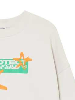 Cropp Unisex|Unisex*Jasna bluza z nadrukami UNISEX