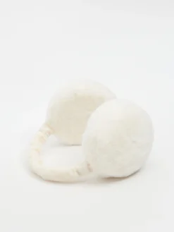 Cropp Czapki*Jasne futrzane nauszniki