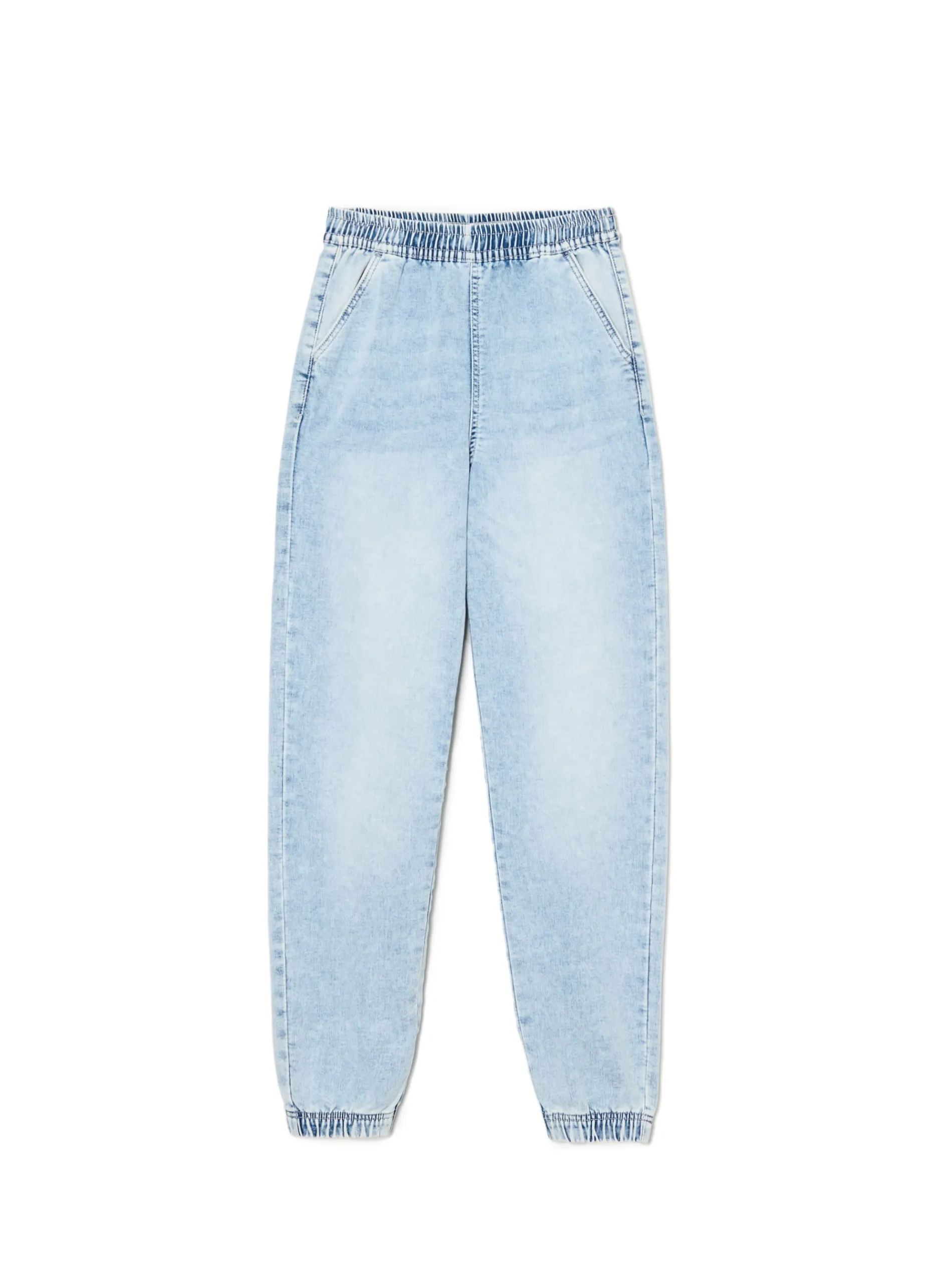 Cropp Jeansy*Jasne jeansowe joggery