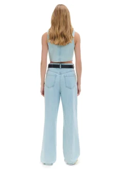 Cropp Jeansy*Jasne jeansy retro wide leg