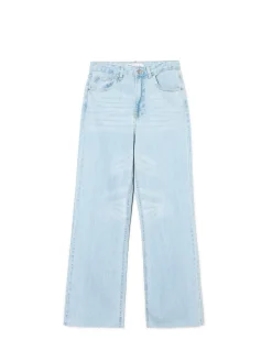 Cropp Jeansy*Jasne jeansy wide leg