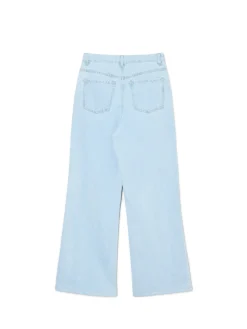 Cropp Jeansy*Jasne jeansy wide leg PETITE
