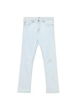 Cropp Jeansy*Jasne jeansy z przetarciami na kolanach