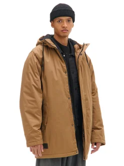 Cropp Kurtki Zimowe|Kurtki, Płaszcze*Jasno płaszcz z kapturem