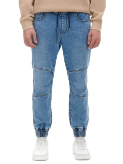 Cropp Jeansy*Jasnoe jeansowe joggery