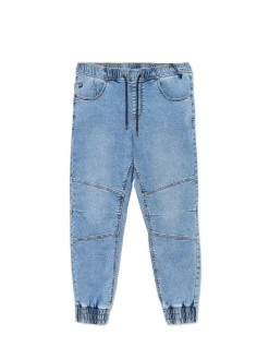 Cropp Jeansy*Jasnoe jeansowe joggery