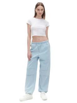 Cropp Jeansy*Jasnoe jeansy parachute