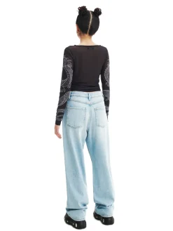 Cropp Jeansy*Jasnoe jeansy wide leg